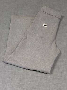 Lee Women's Gray Wide Leg Knit Pants Size Medium